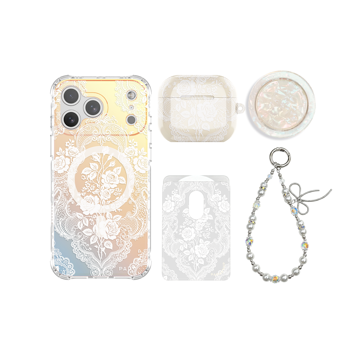Gilded Rose MagSafe Phone Case Bundle Set
