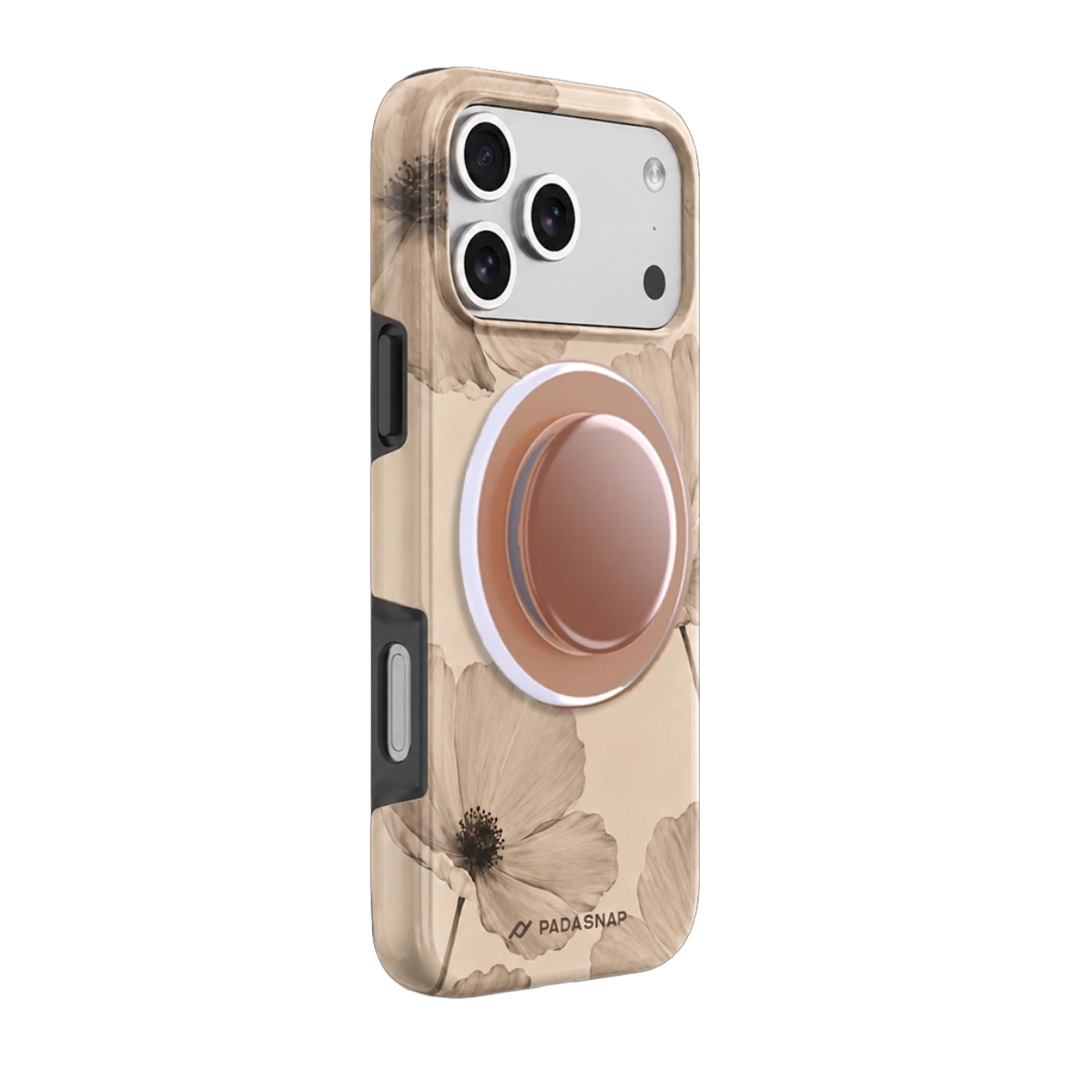 Poppy Flower MagSafe Phone Case Grip Set