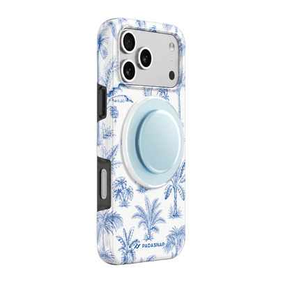 Blue Palm MagSafe Phone Case Grip Set