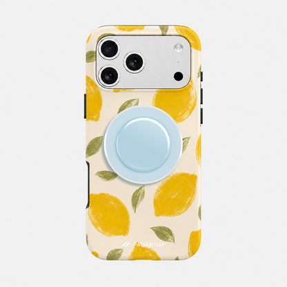 Yellow Lemon MagSafe Phone Case Grip Set