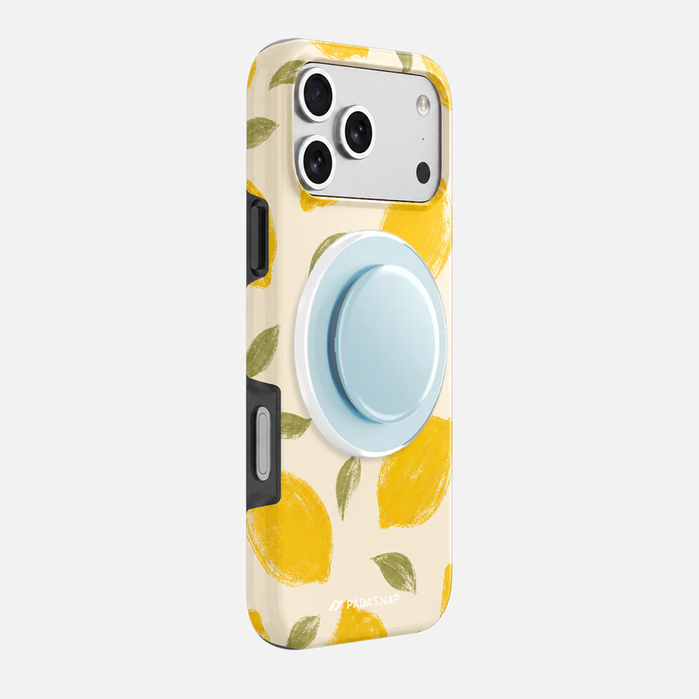 Yellow Lemon MagSafe Phone Case Grip Set