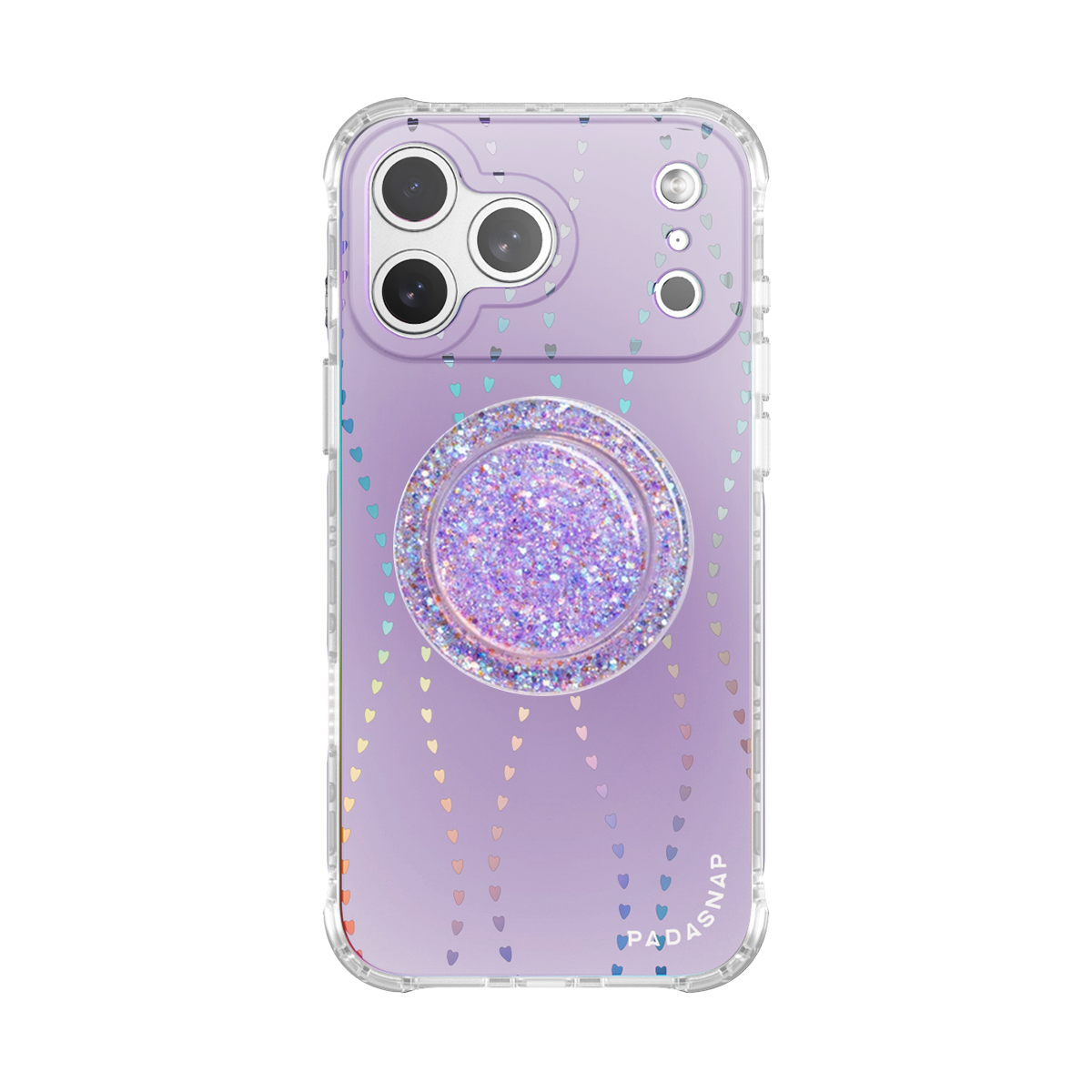 HeartGlow Iridescent MagSafe Phone Case Grip Set
