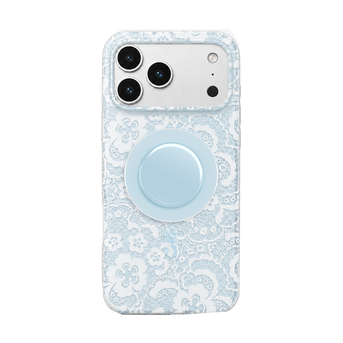 Floral Lace MagSafe Phone Case Grip Set