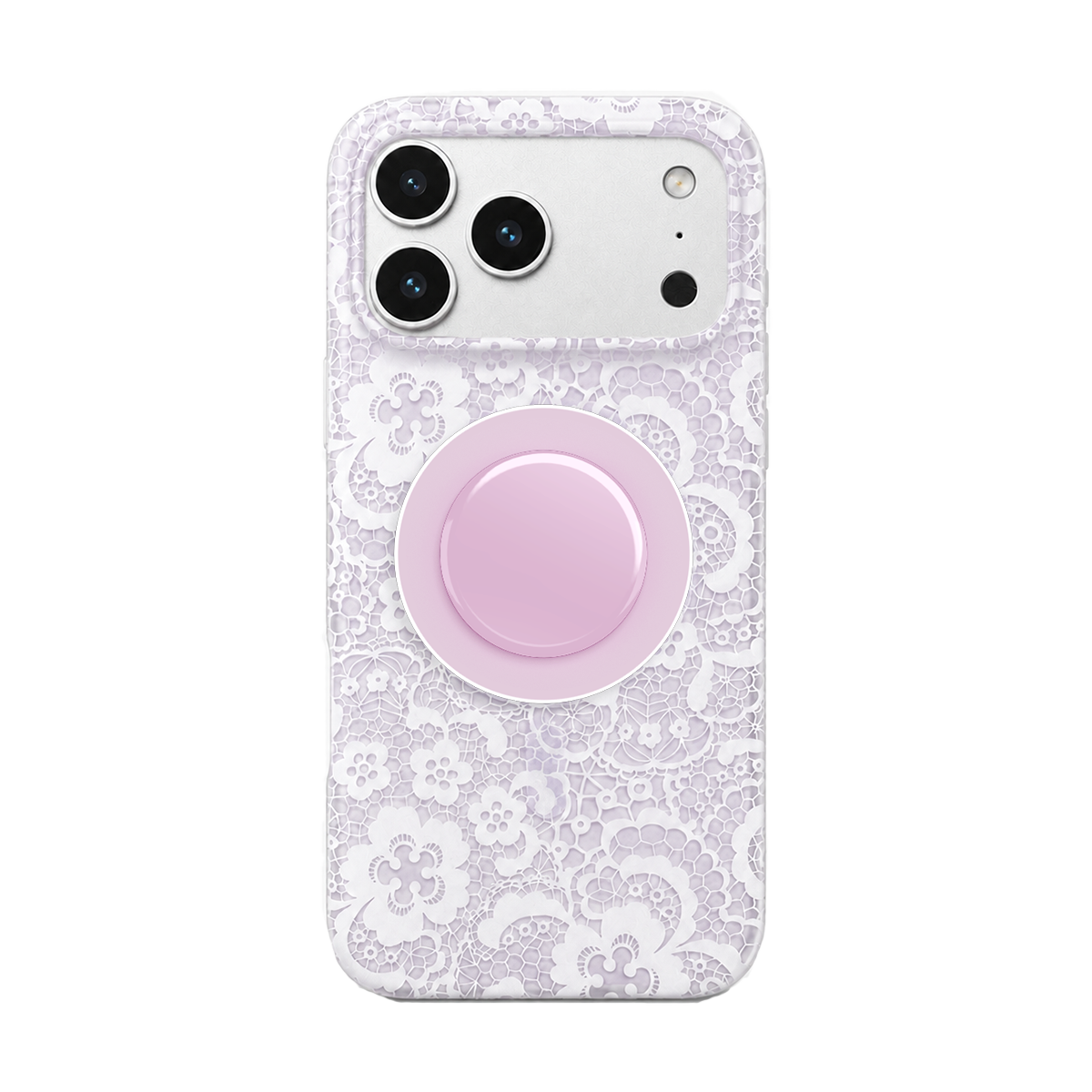 Floral Lace MagSafe Phone Case Grip Set