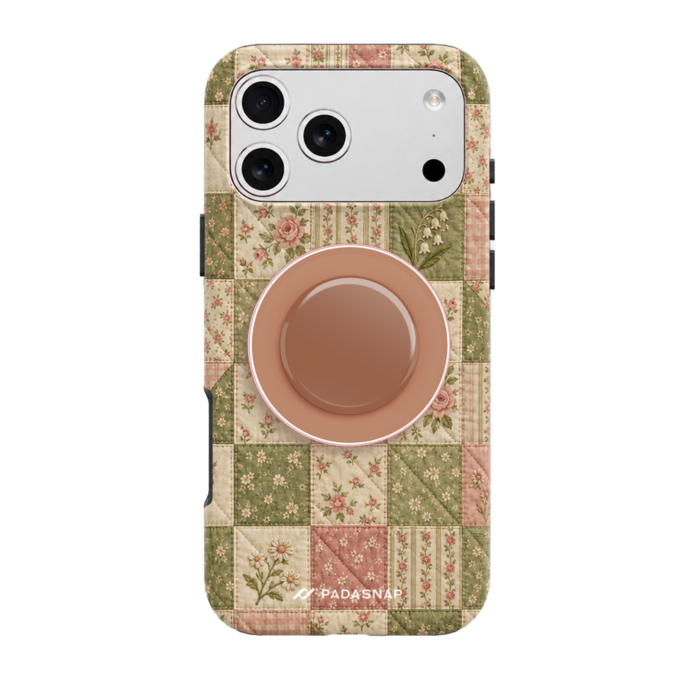 Vintage Floral MagSafe Phone Case Grip Set