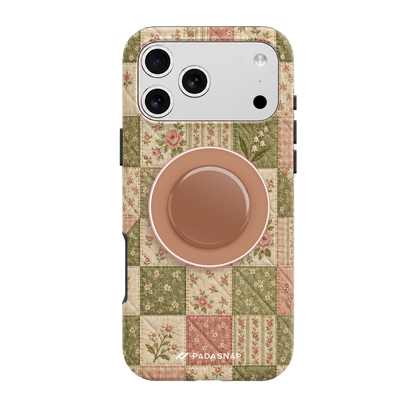 Vintage Floral MagSafe Phone Case Grip Set