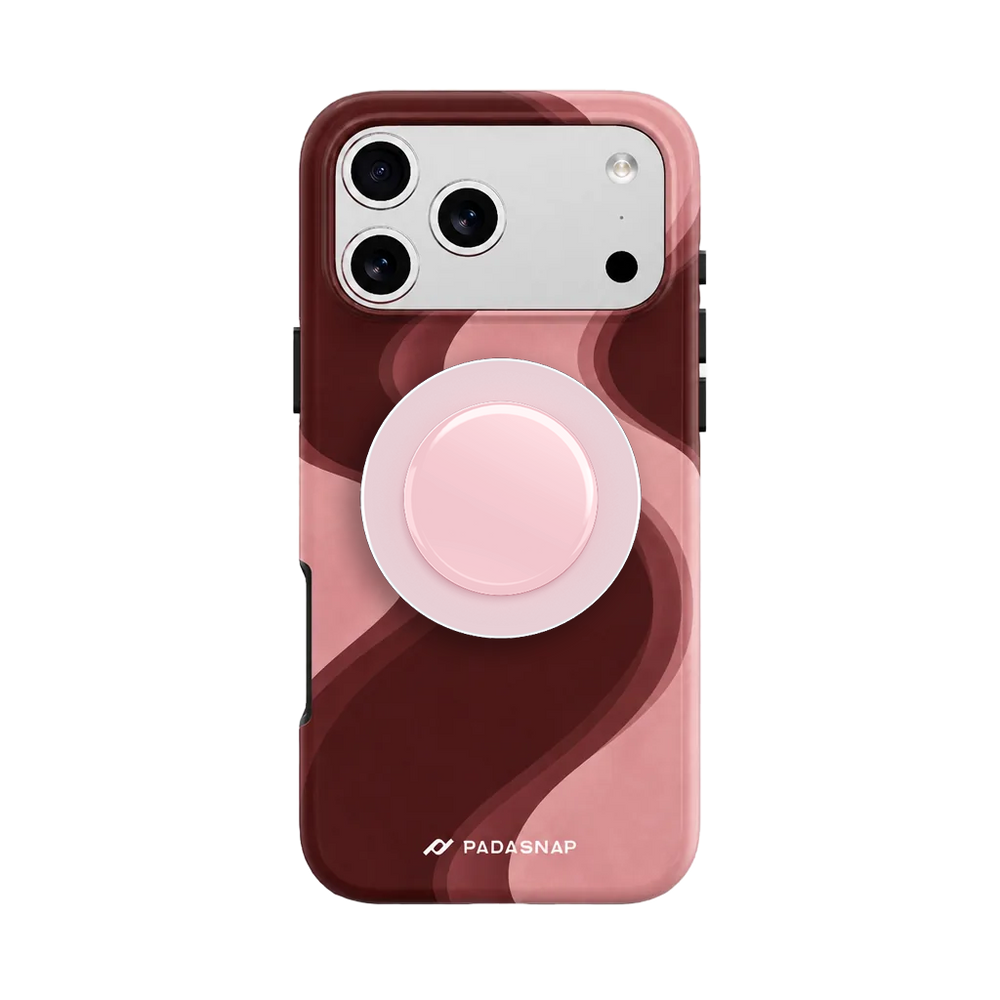 Cherry Blush MagSafe Phone Case Grip Set