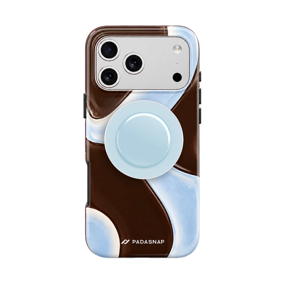 Iced Mocha MagSafe Phone Case Grip Set