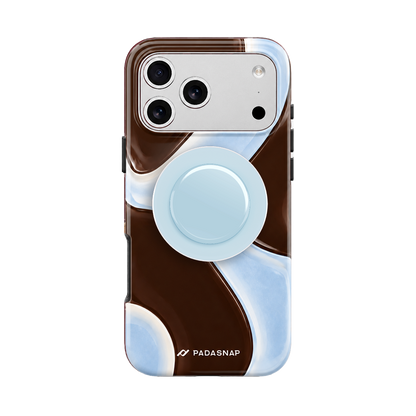 Iced Mocha MagSafe Phone Case Grip Set