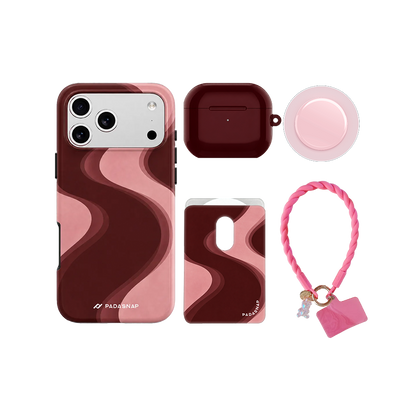 Cherry Blush MagSafe Phone Case Bundle Set