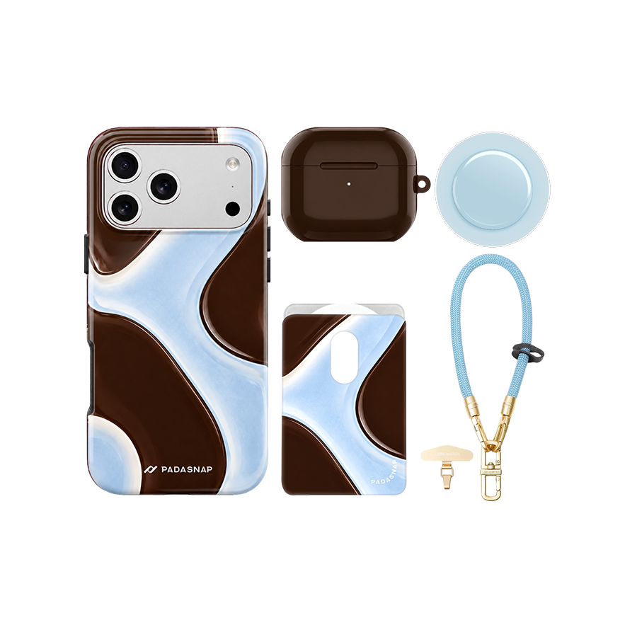 Iced Mocha MagSafe Phone Case Bundle Set