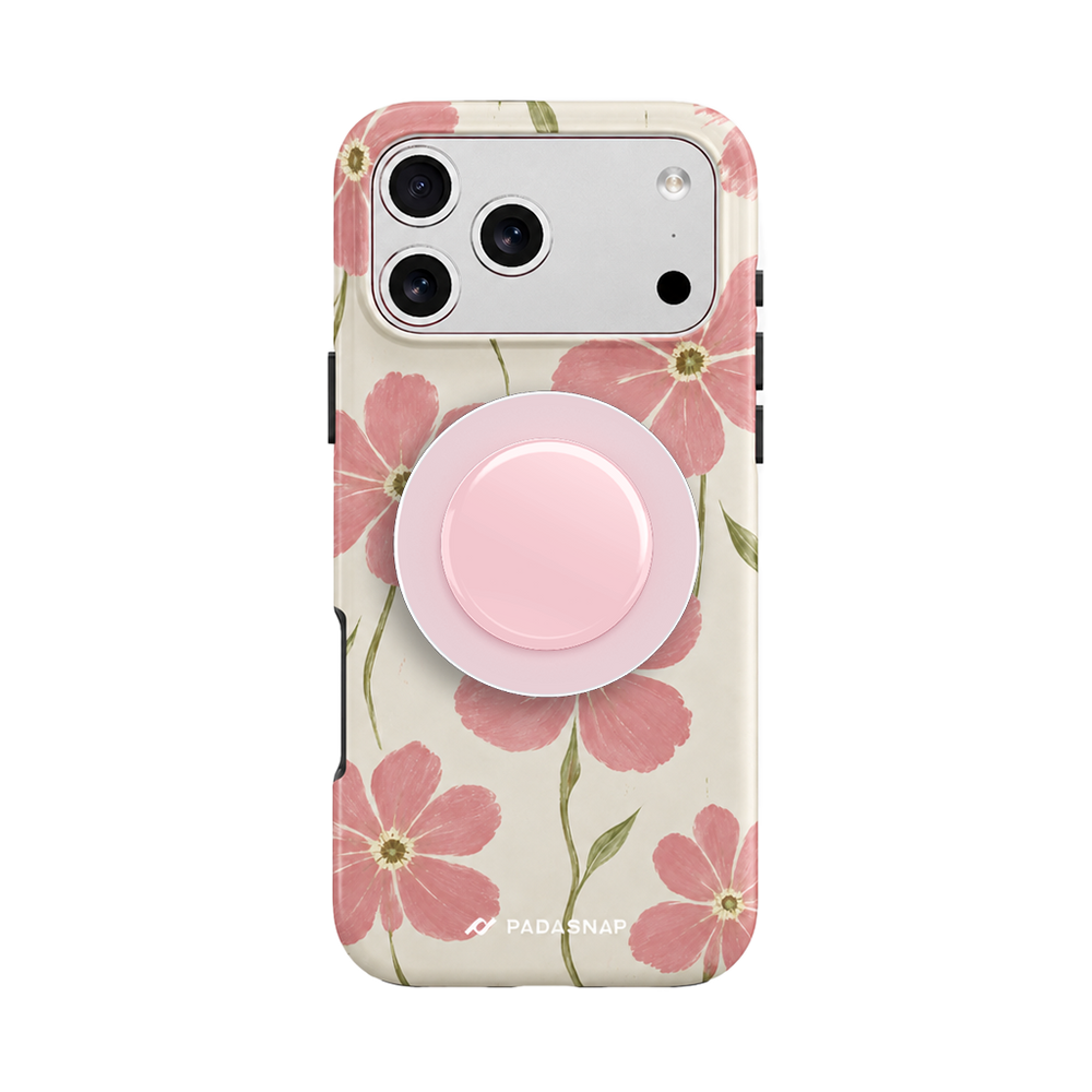 Blush Bloom MagSafe Phone Case Grip Set