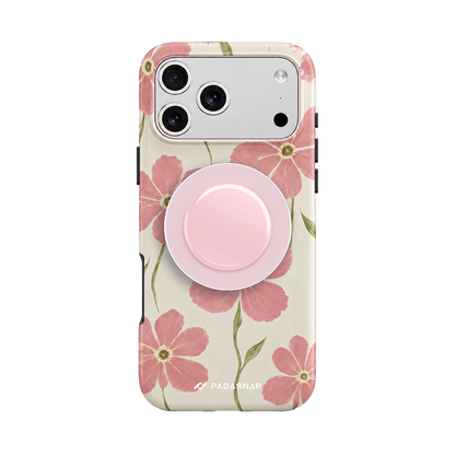 Blush Bloom MagSafe Phone Case Grip Set