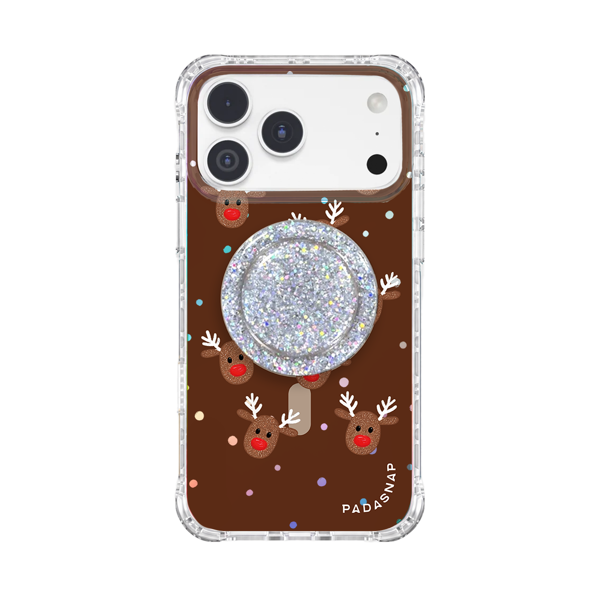 Reindeer Christmas MagSafe Phone Case Grip Set