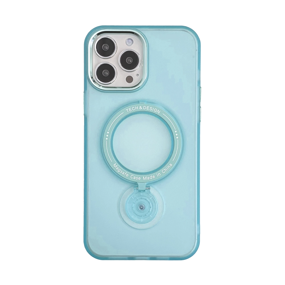 Frosted Transparent Phone Case With Stand