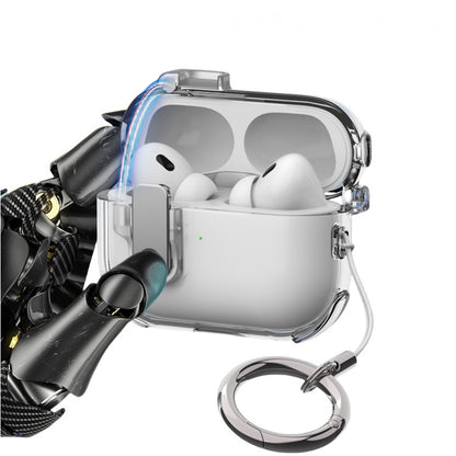 Automatic Pop-up Cover Clear Airpods Case