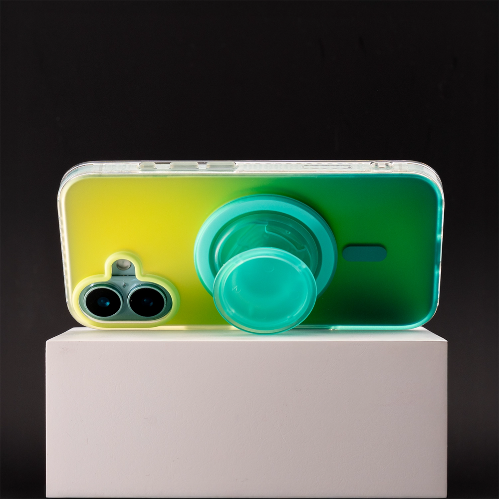 Neon Vibes｜Frosted MagSafe Phone Case Grip Set