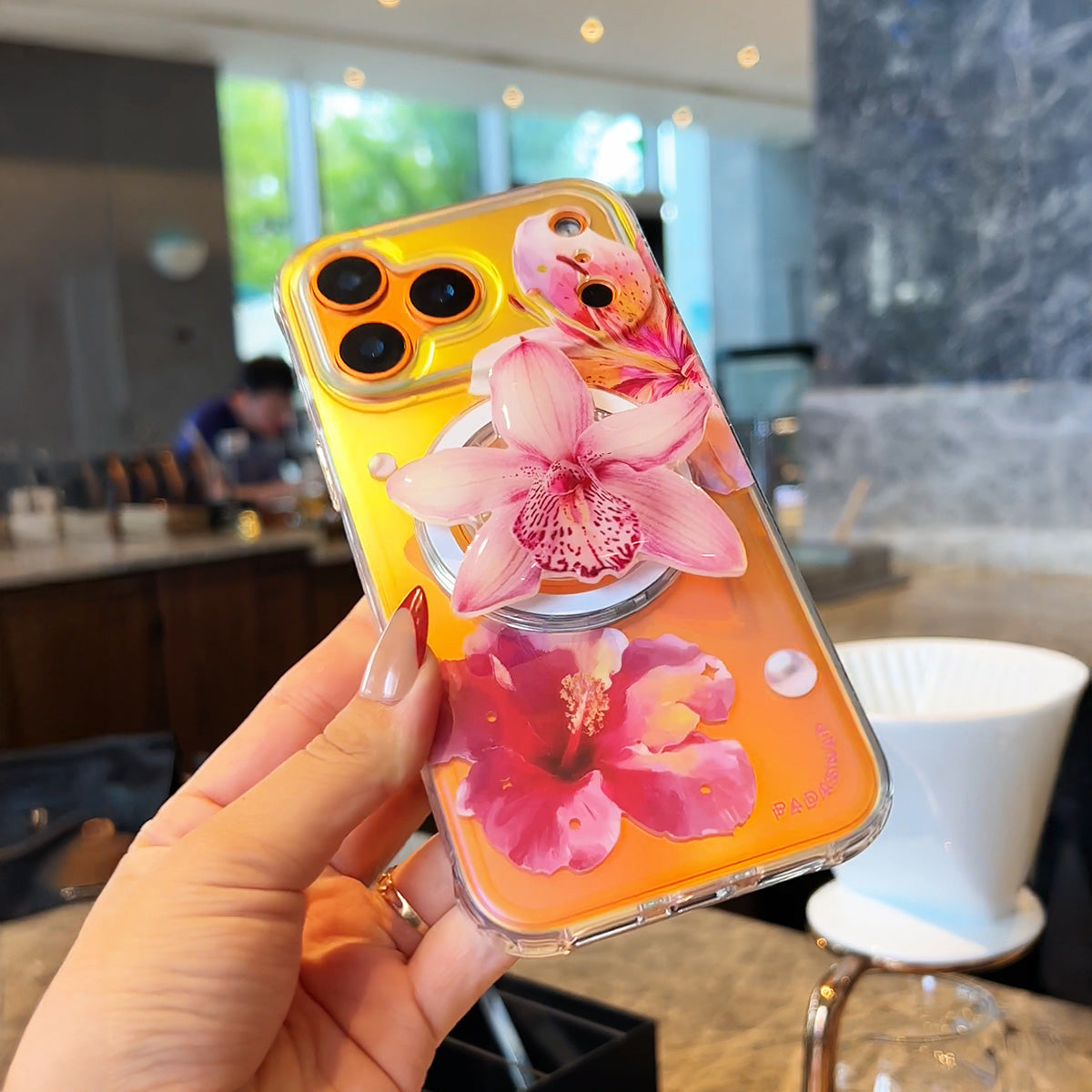 GlamFlora Pink iPhone Bundle Set