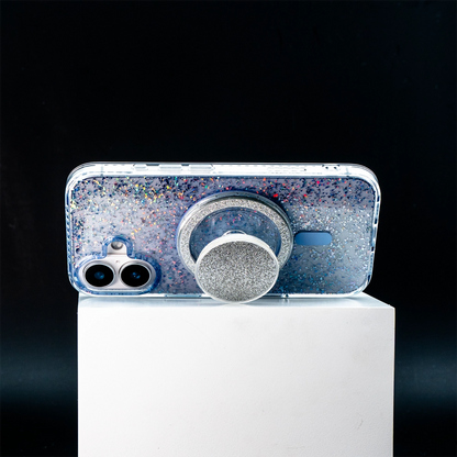 Gradient Glitter | Translucent MagSafe Phone Case Grip Set