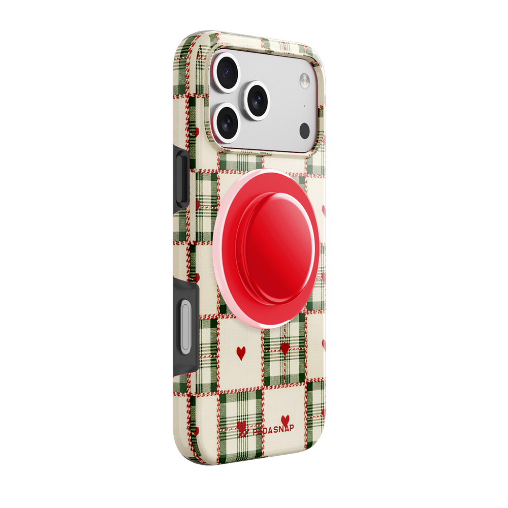 Festive Linen Christmas | MagSafe Phone Case Grip Set