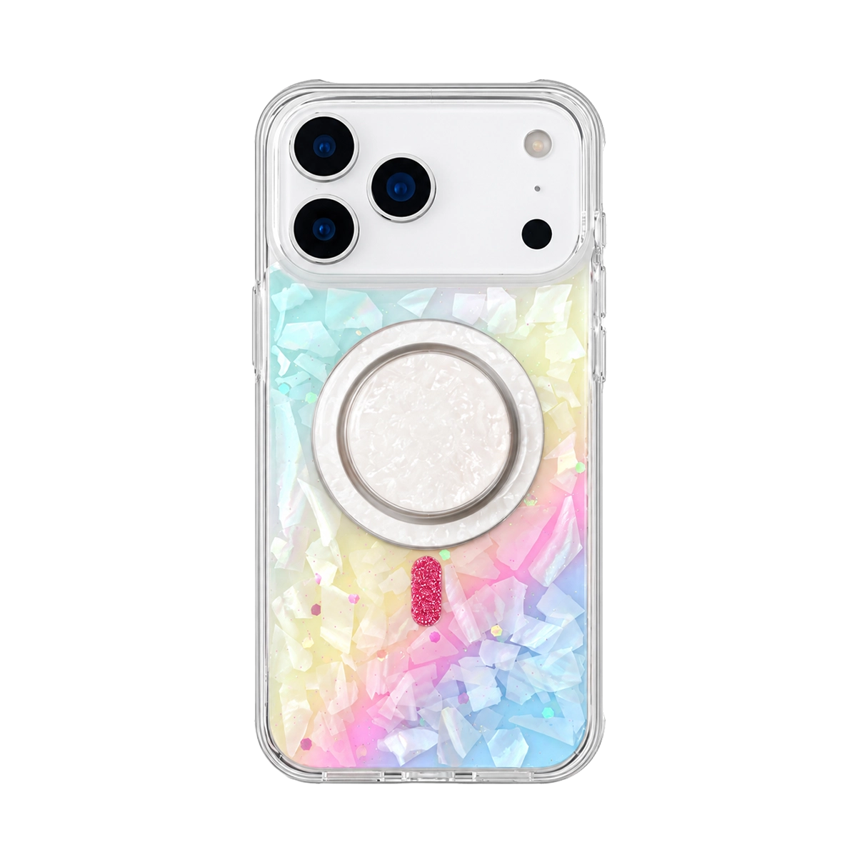 Opaline｜White MagSafe Phone Case Grip Set