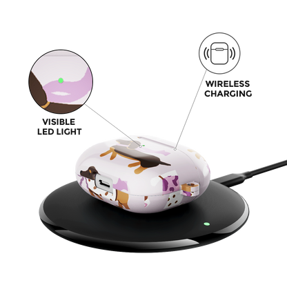 EverTail Love Dachshund Airpods Case