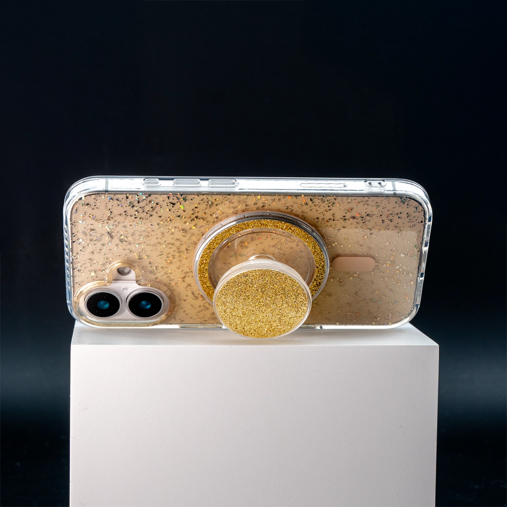 Gradient Glitter | Translucent MagSafe Phone Case Grip Set