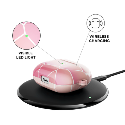 Vacay Glow Pink Airpods Case