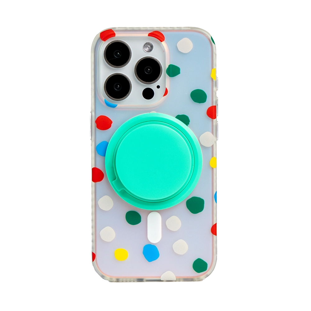 Opalescent Polka Dot | MagSafe Phone Case Grip Set