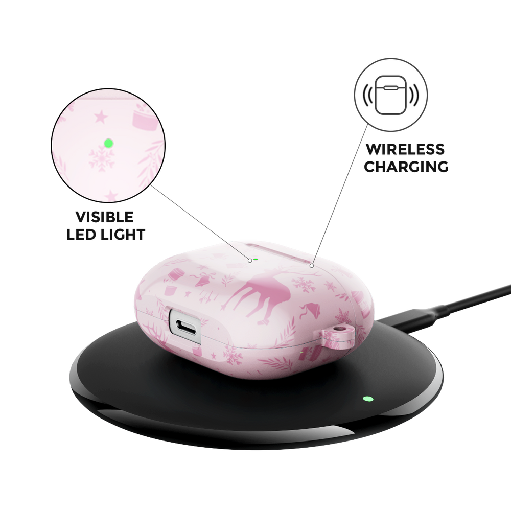 Cozy Christmas Teddy Airpods Case