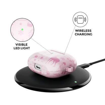 Cozy Christmas Teddy Airpods Case