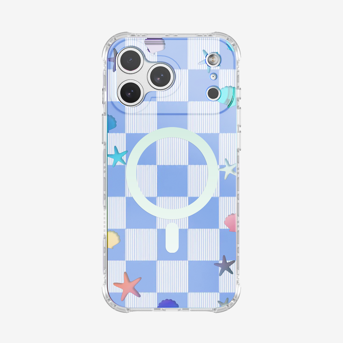 Iridescent Chessboard MagSafe Phone Case