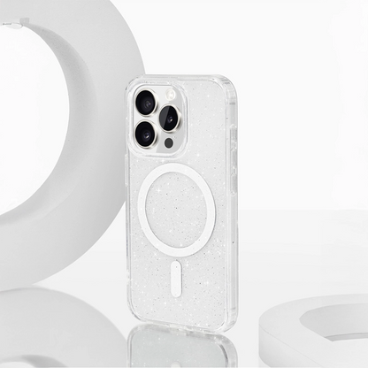 Stardust Glitter | Clear MagSafe Phone Case