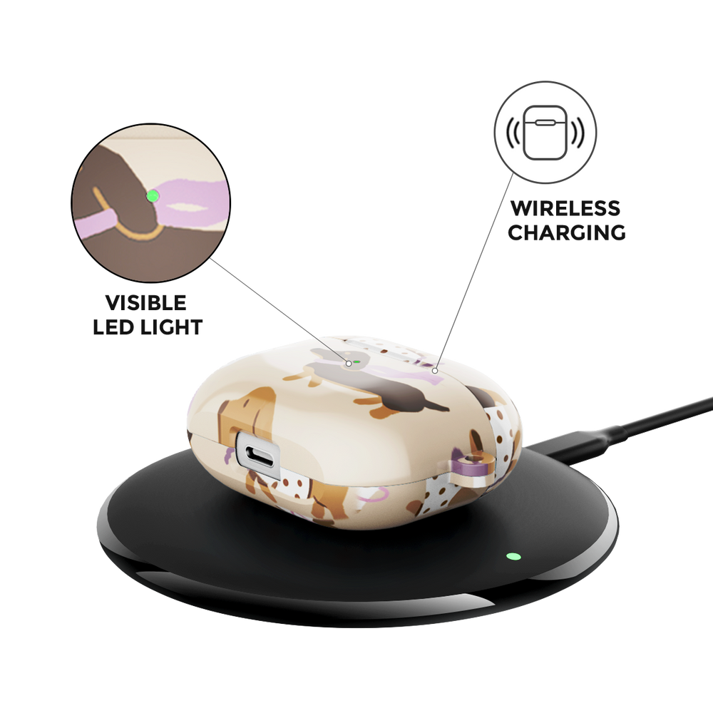 EverTail Love Dachshund Airpods Case