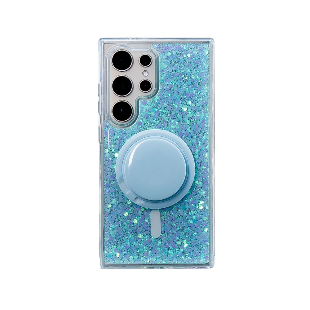 Glitter MagSafe Phone Case Grip Set For Samsung