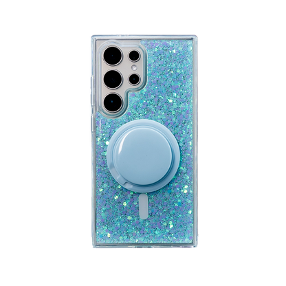 Glitter MagSafe Phone Case Grip Set For Samsung