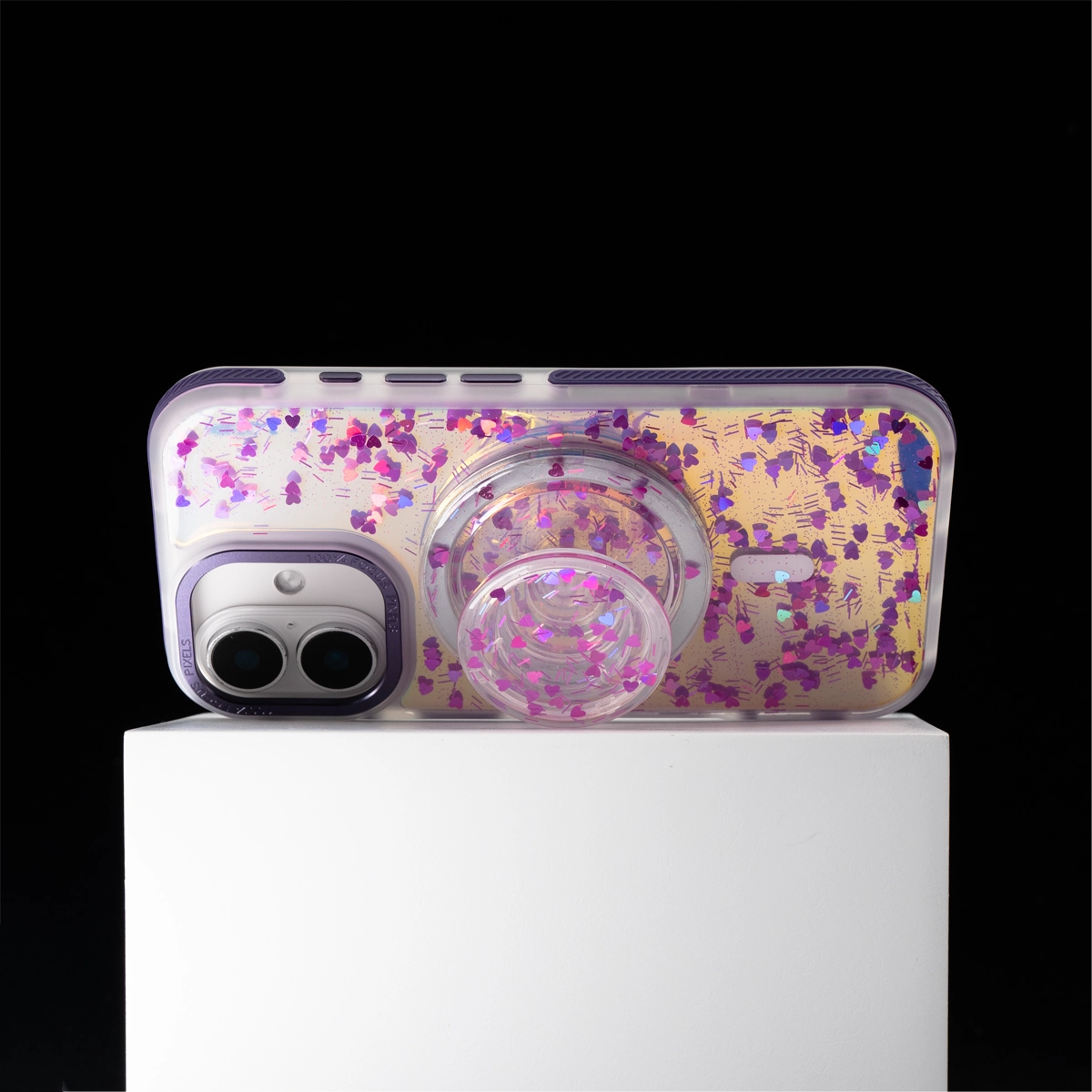 Laser Heart | MagSafe Phone Case Grip Set