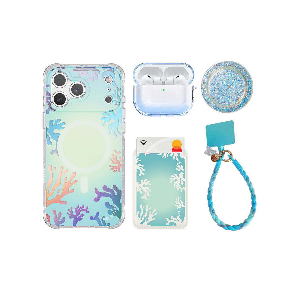 SunnyWrap Blue iPhone Bundle Set