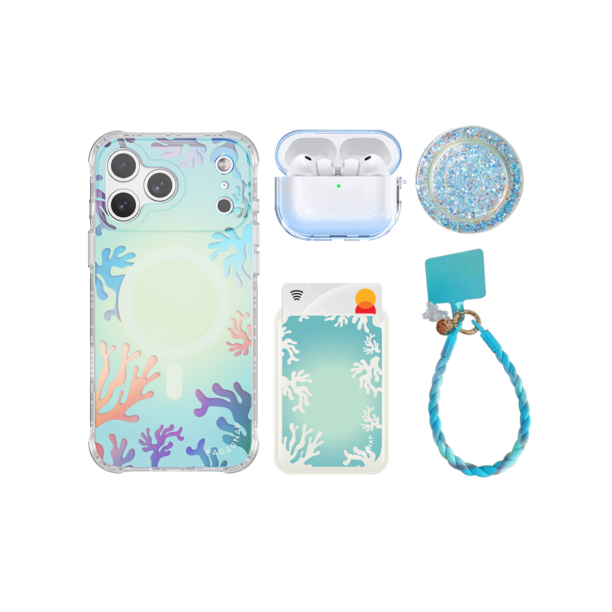 SunnyWrap Blue iPhone Bundle Set
