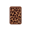 Leopard Print Brown MagSafe Wallet