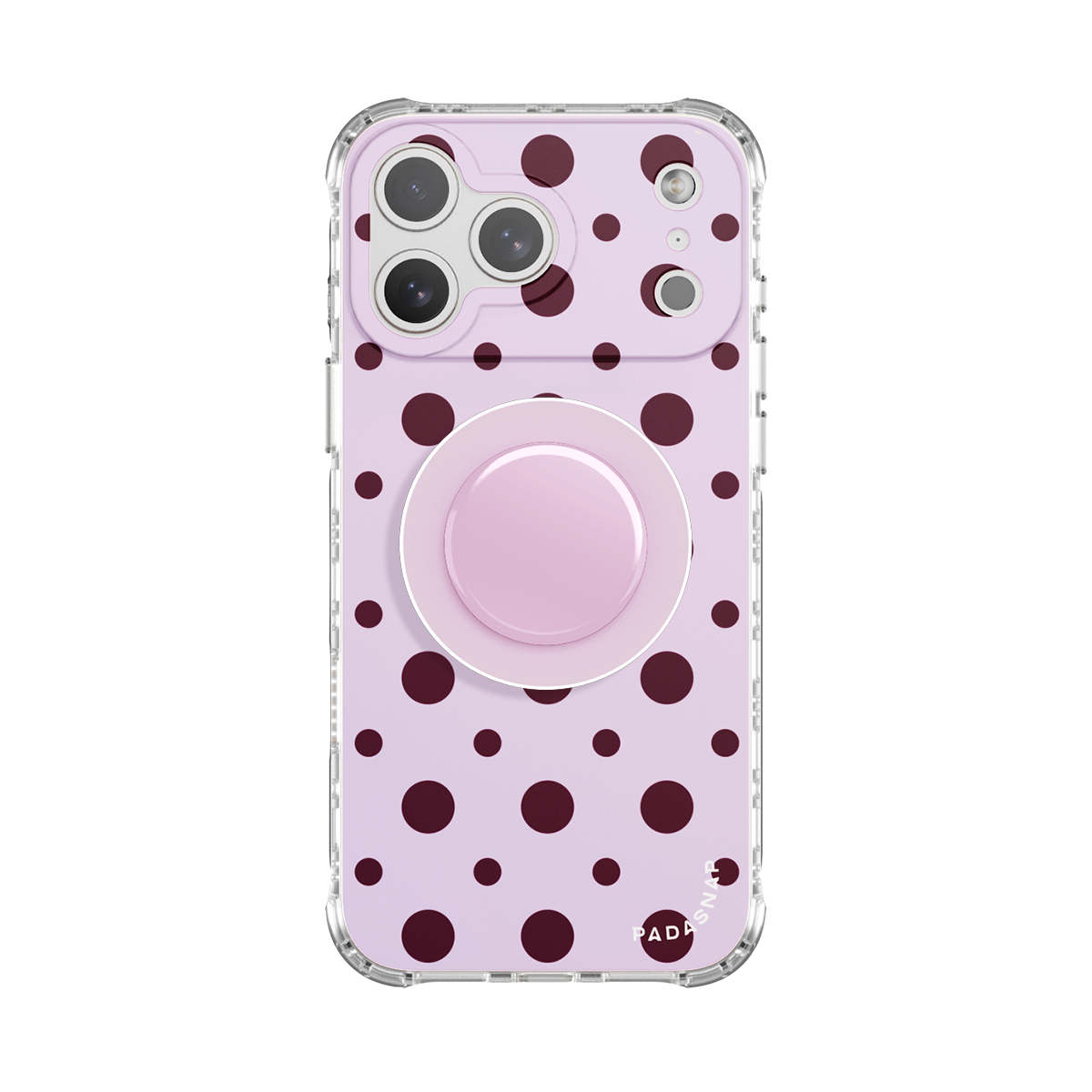 Cider Polka｜Purple MagSafe Phone Case Grip Set