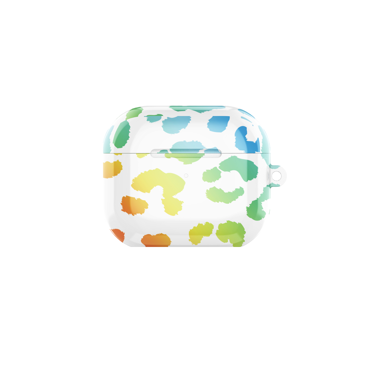 Leopard Print Blue Airpods Case