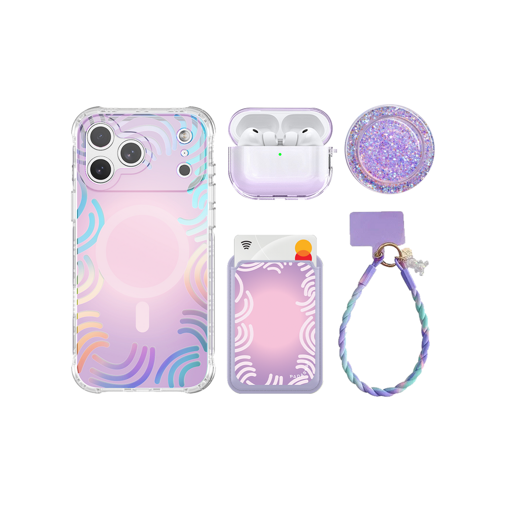 SunnyWrap Purple iPhone Bundle Set