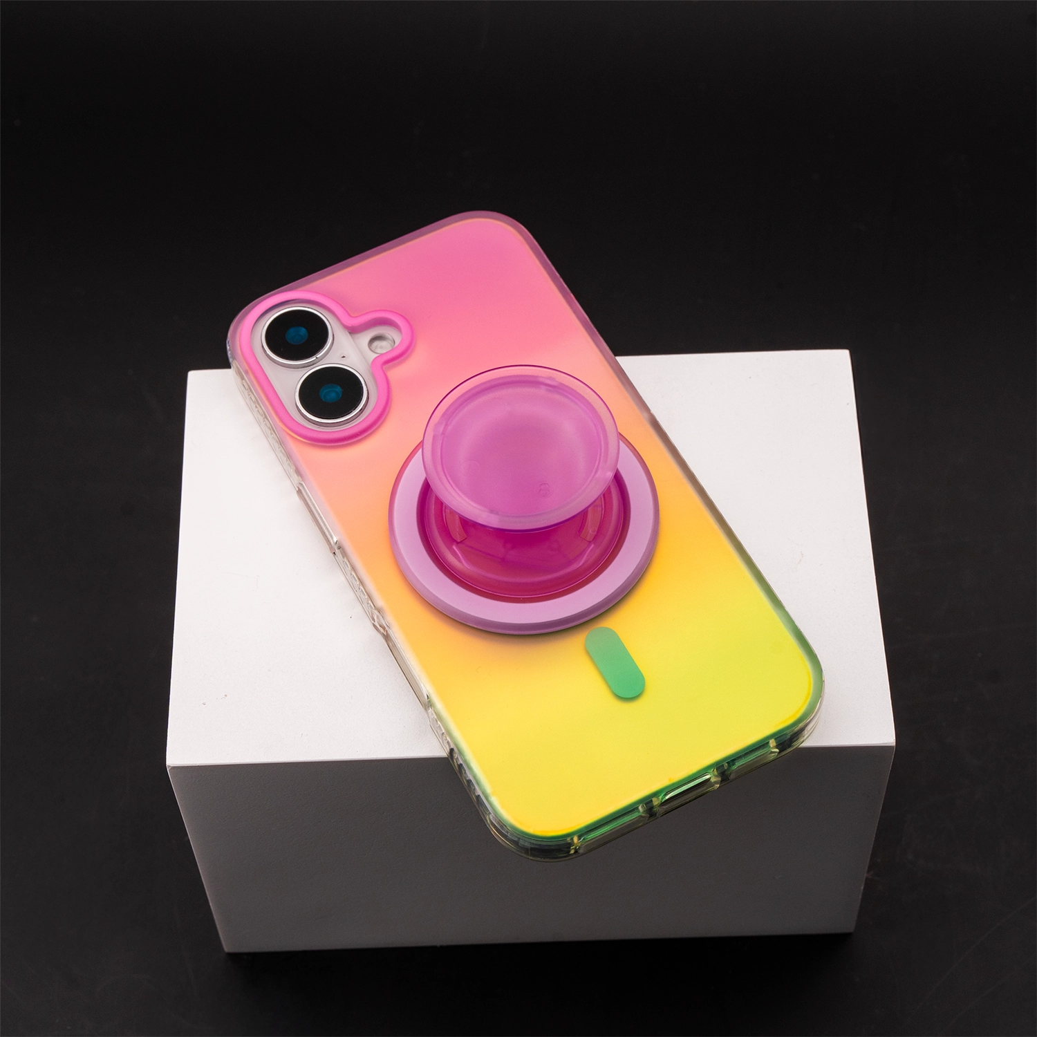 Neon Vibes｜Frosted MagSafe Phone Case Grip Set