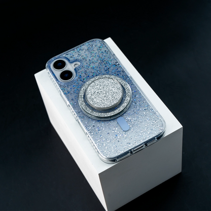 Gradient Glitter | Translucent MagSafe Phone Case Grip Set