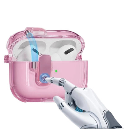 Automatic Pop-up Cover Clear Airpods Case