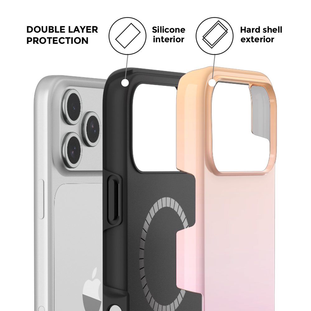 Sunrise MagSafe Phone Case Grip Set