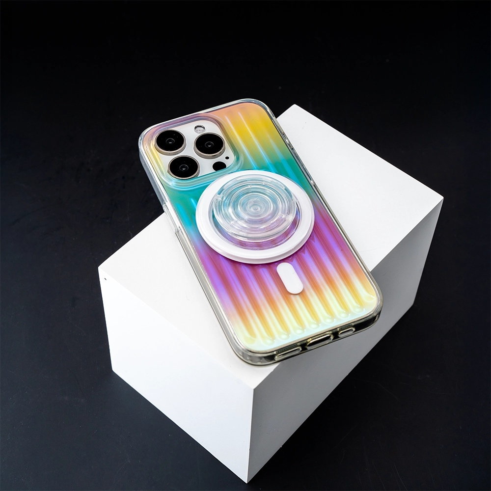 Vibrant Holiday | MagSafe Phone Case Clear Grip Set