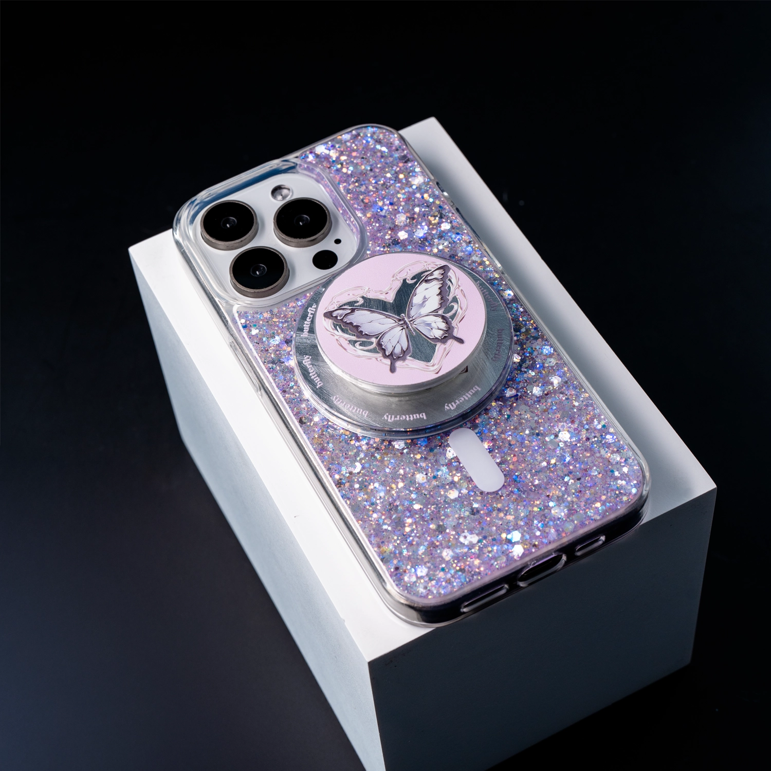 All That Glitter | Butterfly MagSafe Phone Case Grip Set