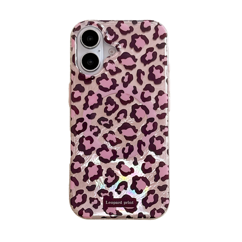 Leopard Print | Iridescent MagSafe Phone Case